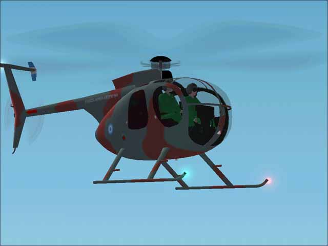 Fs2002 Hughes 500D One Of The Worlds Most Popular Light Turbine Helicopters — 1