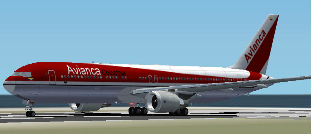 Fs2002 Project Opensky Avianca Colombia Boeing 767-300 V3 Fs2002 Avianca Colombia Boeing 7 — 1