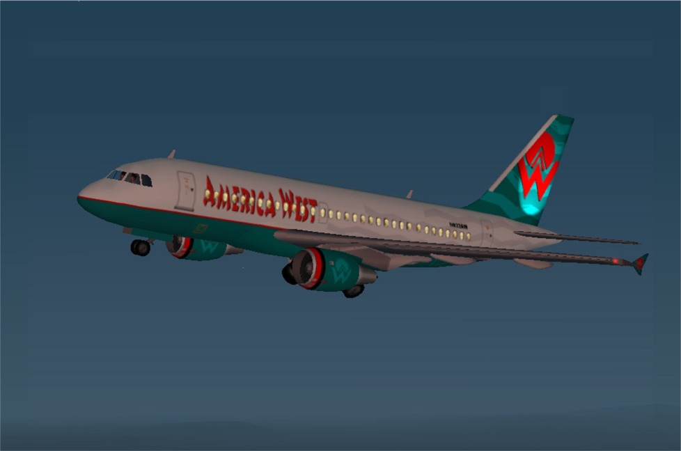Fs2002 America West A319 — 1