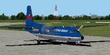Fs2002 Aircraft A Highly Detailed Textures Repaint Of Mike Stones Fokker Freindship F27 In