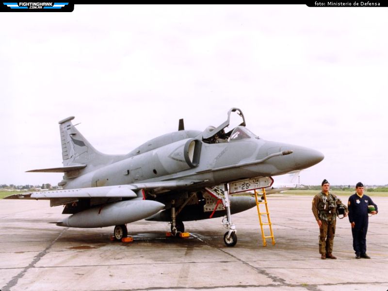 Fs2002 A-4Ar Fightinghawk Los Nuevos A-4Ar Fightinghawk Revistan En La V Brigada Aerea Vil — 1