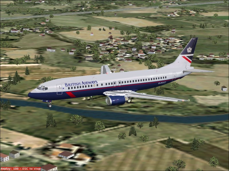 British Airways 737-436 G-Docz Speedstripe Livery For Fs2000 And Fs2002 — 1