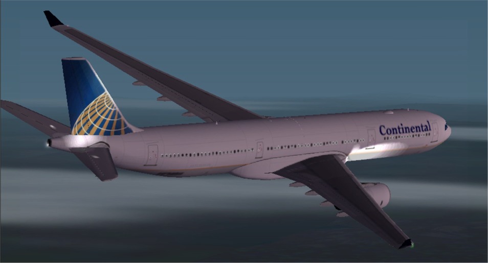 Fs2002 Continental Airlines Airbus A330-300 — 1