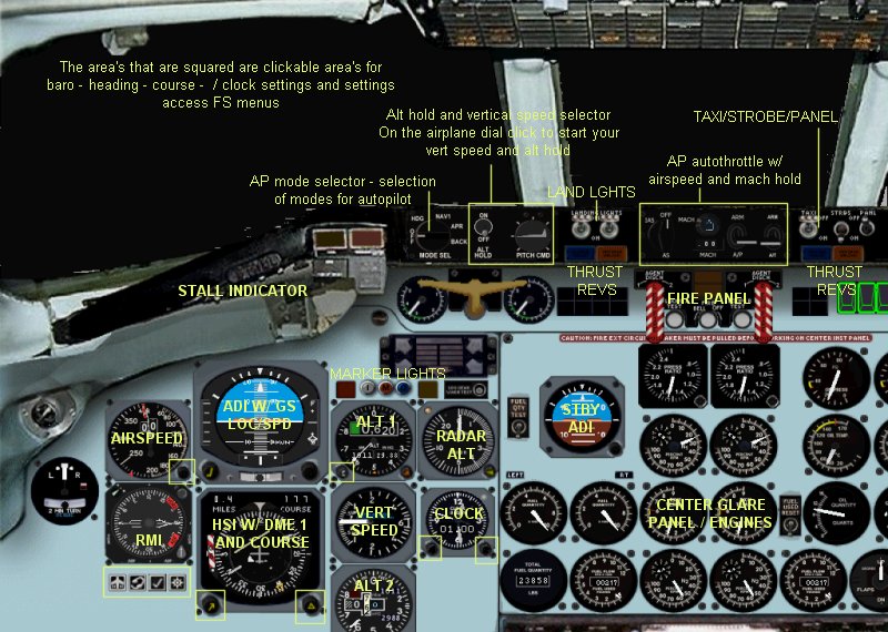 Fs2002 Dc9-Xx Series Aircraft And Panel Aircraft Designed: Apichart Owcharoenporn Panel De — 1