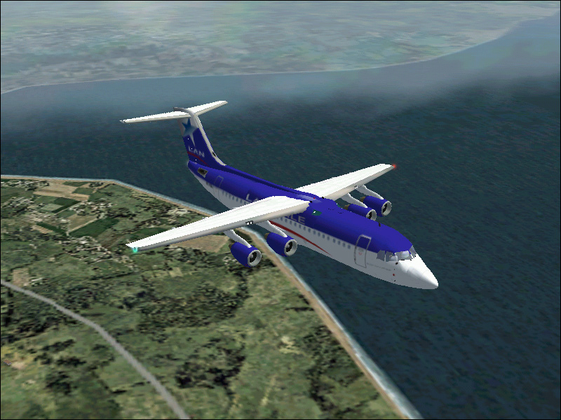 Fs2002 Lan Chile Bae 146-300/Avro Rj-100 Version 2.0 New And Old Livery By Jon Murchison T