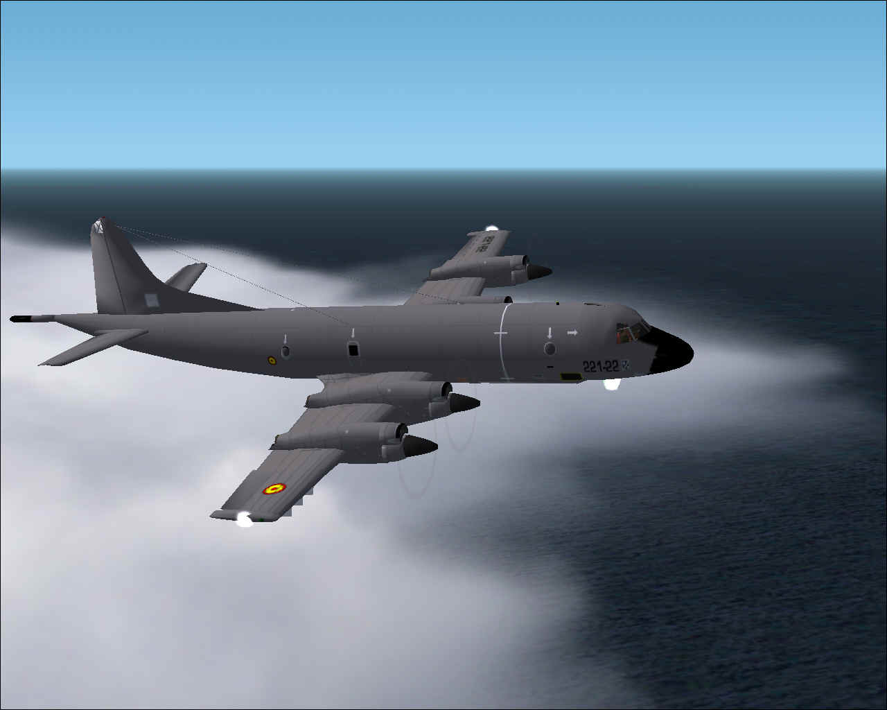 Fs2002/Pro Lockheed P-3 Orion The Orion Is A Four Engined Turboprop Used For Maritime Patr — 1