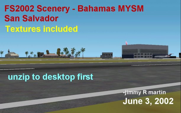 Fs2002 Scenery - Bahamas - Mysm Added Second Rwy To Default With Ils, Vor, Approack Lighti — 1