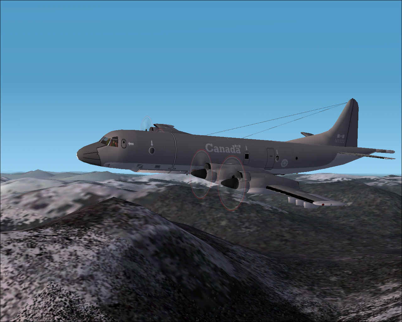 Fs2002/Pro Lockheed P-3 Orion The Orion Is A Four Engined Turboprop Used For Maritime Patr — 1