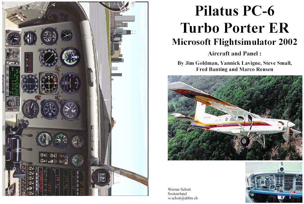 Fs2002 Manual/Checklist Pilatus Pc-6 Turbo Porter — 1