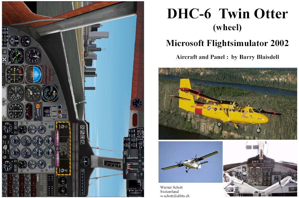 Fs2002 Manual/Checklist Dhc-6 Twin Otter (Wheel) — 1