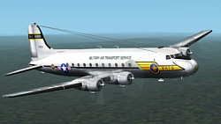 Fs2002 Usaf Douglas C-54 Mats Pacific Division Registration 50564 — 1
