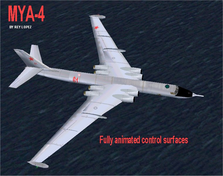 Fs2002 Myasishchev Mya-4 Bison The Modified 3M (M-6) Bomber Was Created In 1955 — 1