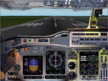 Fs2002 Mozambique Airlines Airbus 300-600R Ea Full Moving Parts With 3D Wheels — 1
