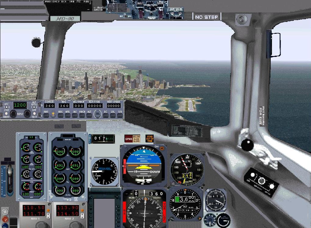 Md 90 Panel (Fs98 And Fs2000/Fs2002 Standard/Pro) This Md 90 Panel Is Designed For Fs98 (T — 1