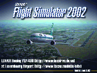 Luxembourg International Airport 16 Splash Screens For Fs2002 By Robi Delvaux — 1