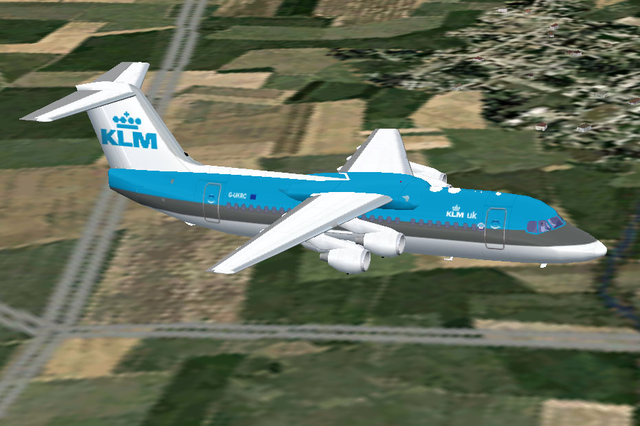 Fs2002 Bae 146-300 In Klm Uk Colors — 1