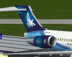 Fs2002 Aircraft B717-200 V.1 Inter Regional Mozambique/Air Canada Fix Textures Textures Fo