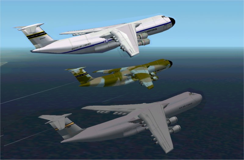 Fs2002 Lockheed C-5 Galaxy Package Not Since Fs98 Has There Been A Model Of This Magnifice — 1