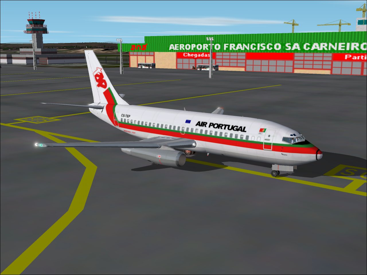 Fs2002 Yeodesigns Boeing 737-200 With Tap Air Portugal Livery — 1