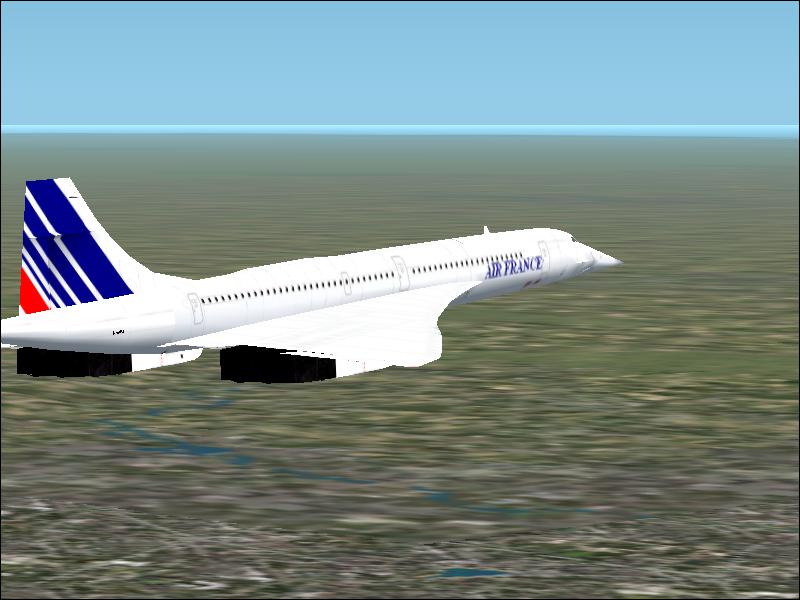 Air France Textures For Default Fs2000 Concorde — 1