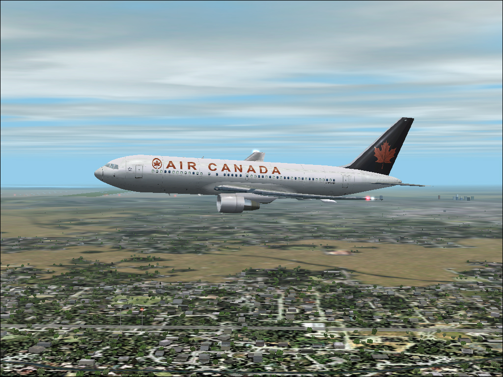 Boeing 767-200 Air Canada, High Quality Textures, Featuring Fully Animated Control Surface — 1