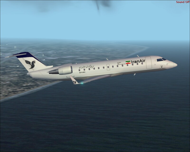 Iran Air Crj-100 For Fs2002 Gmax Aircraft Originally Made For Ai Use, But Works Just Fine — 1