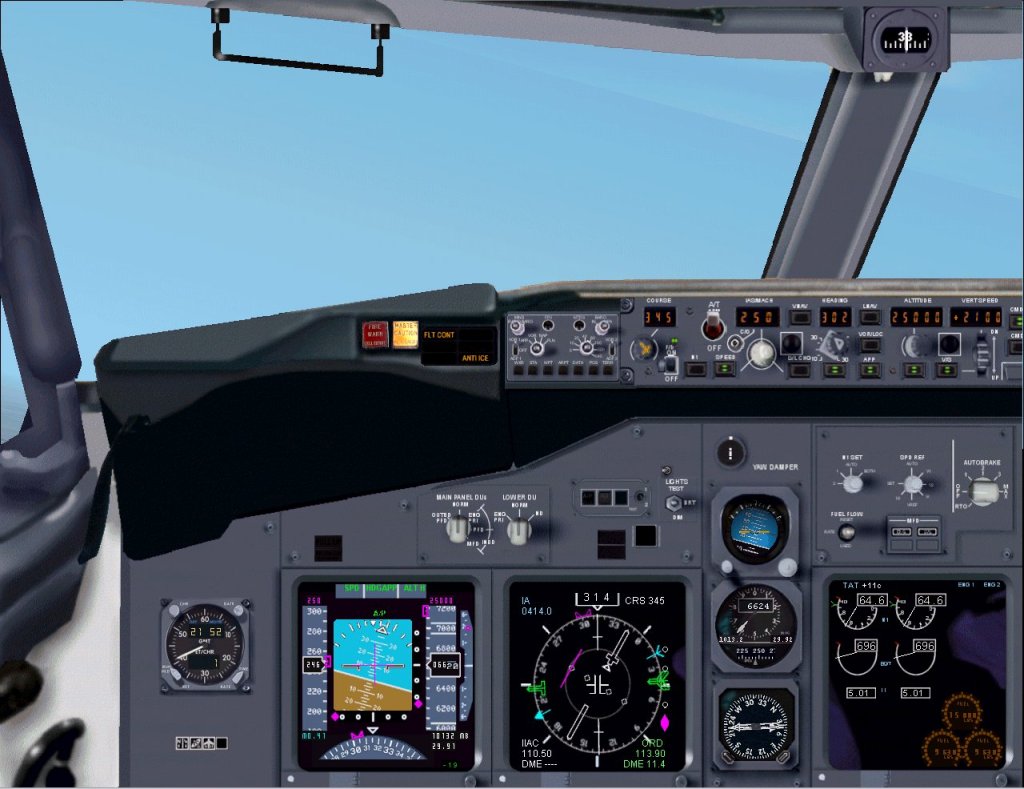 Fs2002Pro Boeing 737-600/700/800/900 Panel (Pfd/Nd Layout) — 1