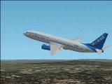 Fs2004 Jetliners Excel Airways Boeing 737-402 Registration G-Vlap (Fictional) — 1