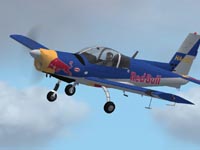 Fs2002 Zlin Z-142 Red Bull Fictitious Livery Zlin Z-142 Is Czechoslovak All Metal, Two Sea