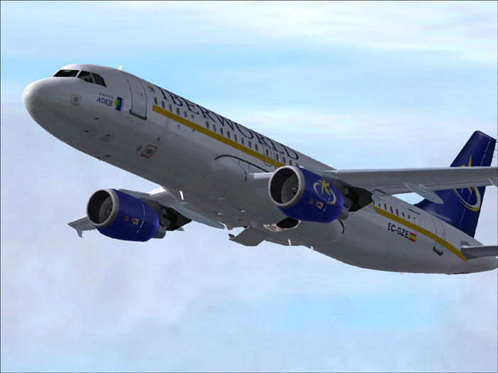 Fs2002 Project Airbus A320-200 Iberworld Livery This Gmax Aircraft Features An Accurately — 1