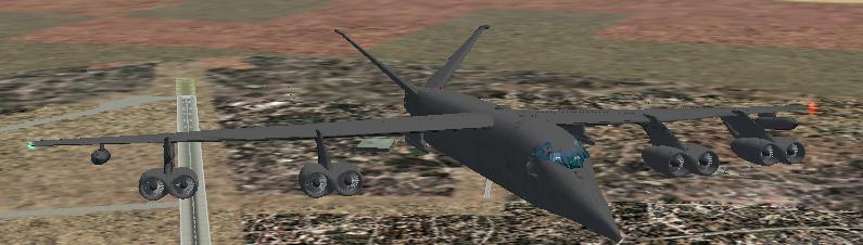 Fs2002 Boeing Eb-52I Megafortress V3 (4-Engine Version) This Is A Remake Of Bonzonies B-52 — 1