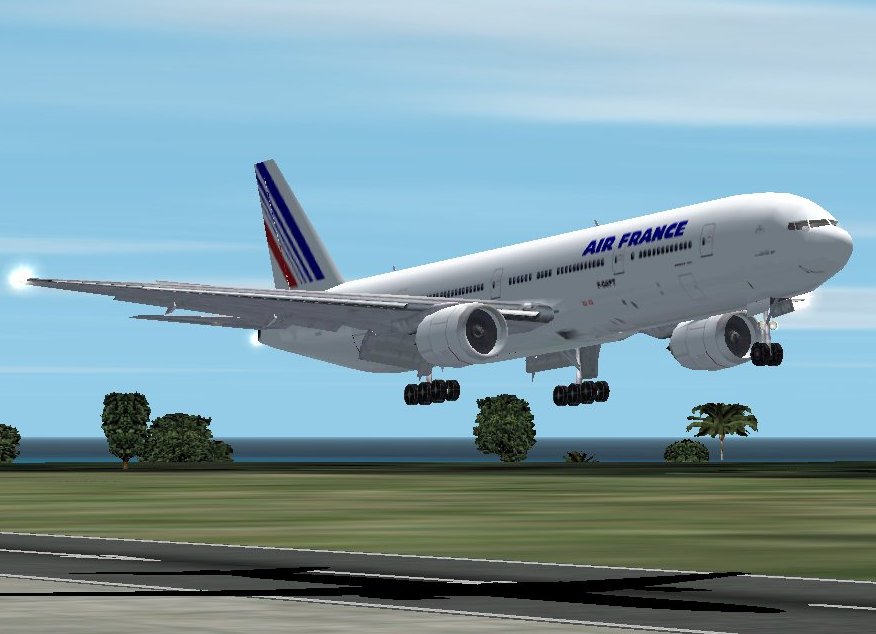 Only For Fs2002 Boeing 777-300 — 1