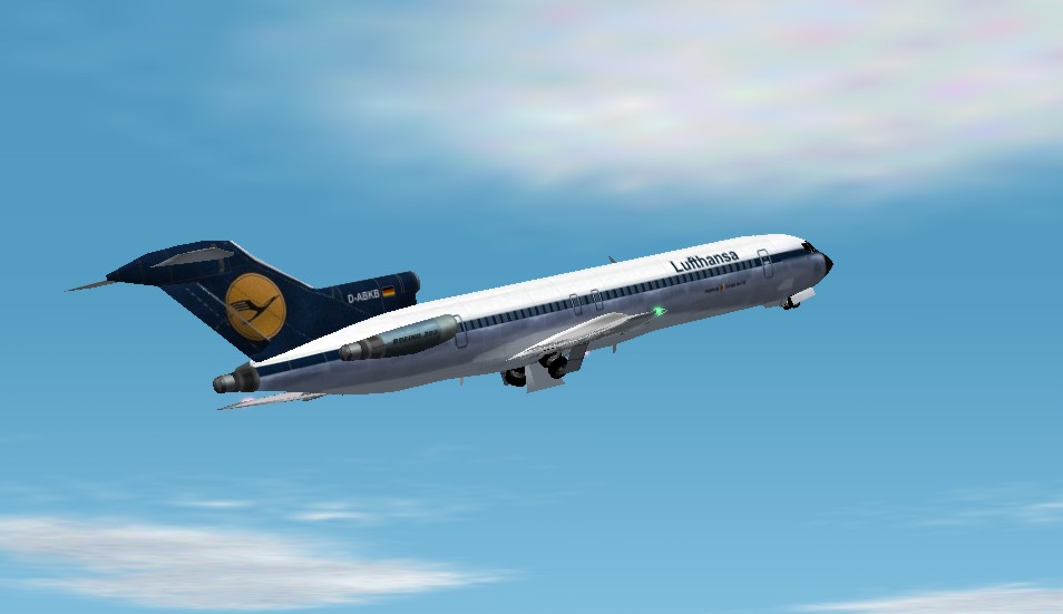 Fs2002 Aircraft Lufthansa B727-230 Adv D-Abkb, Augsburg By Servet Cingör The Lufthansa Was — 1