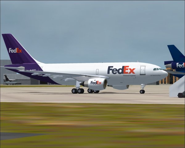 This Is My Textures Repaint Of The Fabulous A310 By Harald Nehring In Fedex Colors — 1