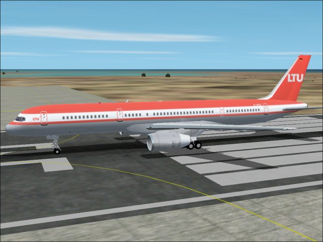 Boeing 757-200 Ltu International Airways This Is A Textures Repaint In Ltu International A — 1