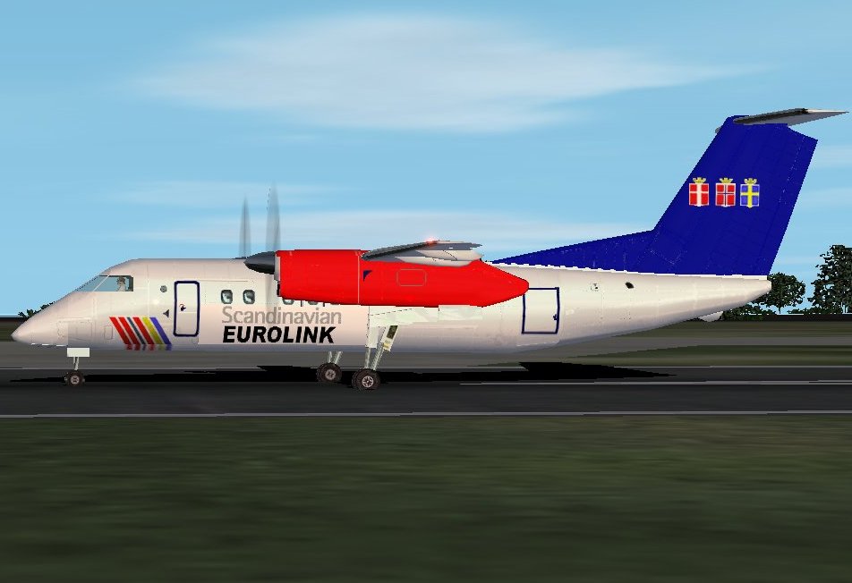 Exclusively For Fs2002 De Havilland Dash 8 This Is Textures Repaint Of De Havilland Dash 8 — 1