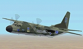 Atonov An-26 For Fs2002 Painter: Ukraine Navy Sar — 1
