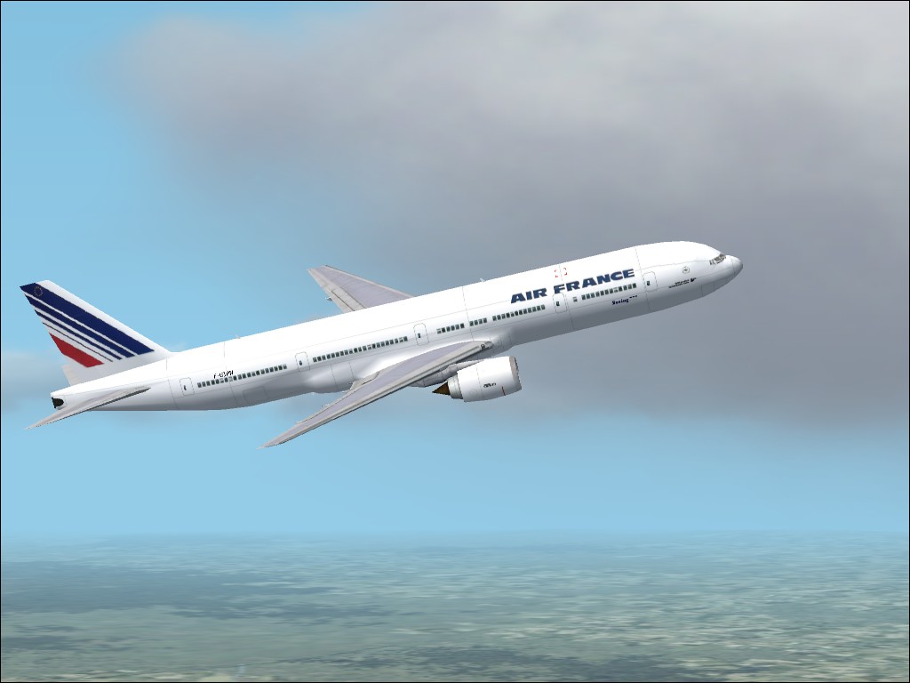 Fs2002 Boeing 777 Textures Repaint In Air France Livery — 1