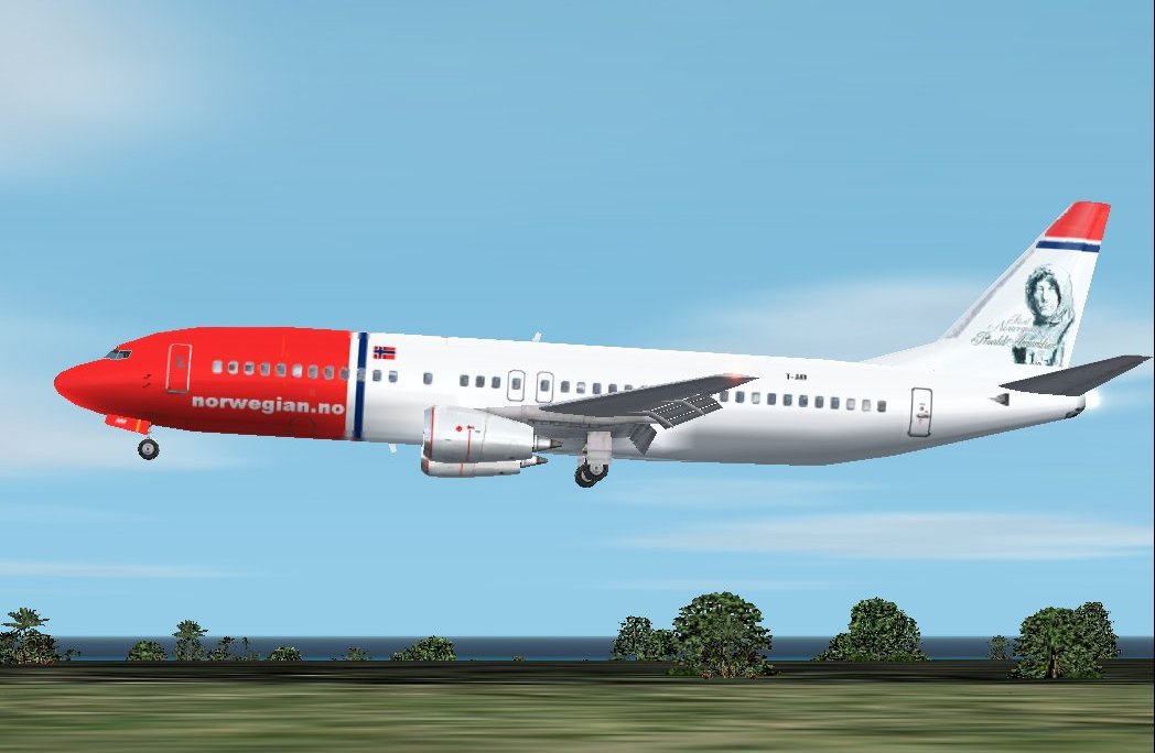 Only For Fs2002 Boeing 737-400 This Is Textures Repaint Of Boeing 737-400 (Default Fs2002) — 1