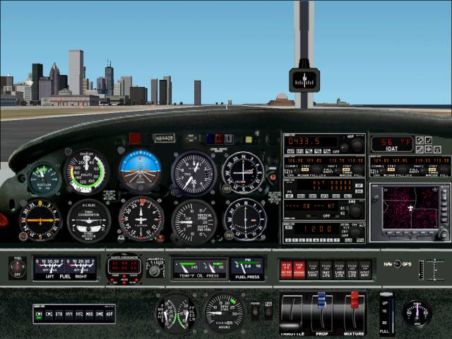 Fs2002 Pro Panel Piper Pa28 — 1