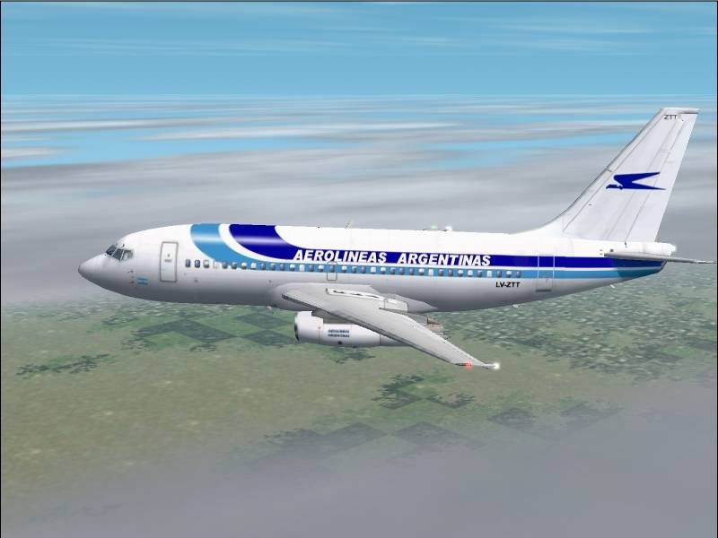 Fs2000 - Fs2002 Boeing 737-287 Aerolineas Argentinas
