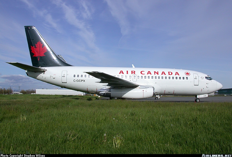 Fs2000/Fs2002 Air Canada Boeing 737-232 Adv Registration C-Gcpx — 1
