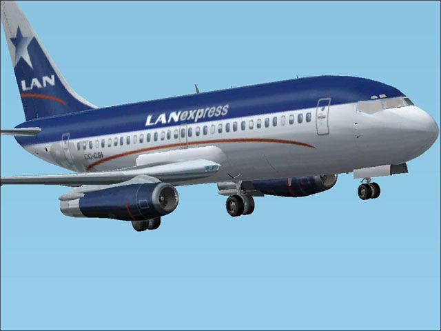 Fs2002 Boeing 737-200 Lan Express — 1