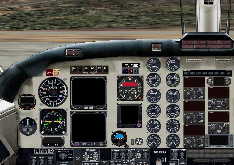 Fs2002 Beechcraft 1900 With D Panel
