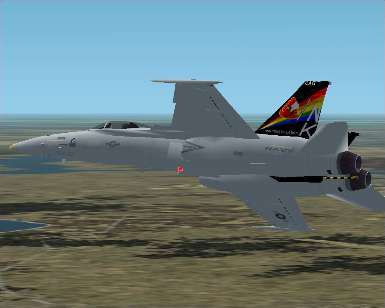 Fs2002 Mcdonnell-Douglas F/A-18A Hornet, Vfa-113 Stingers (Us Navy) This Aircraft Is A Mcd — 1