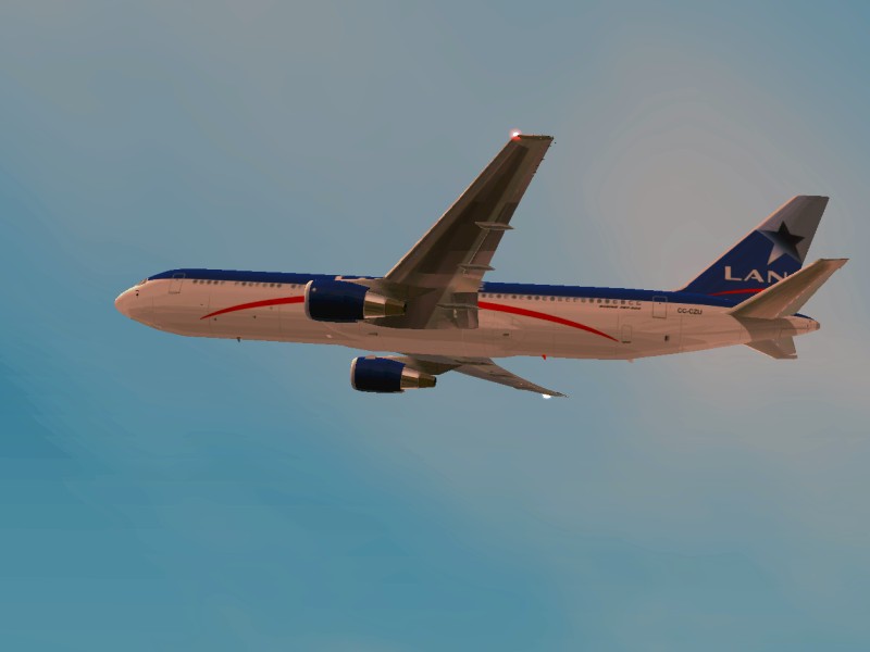 Patrizio Fangio Textures Repaint Of Lan Chile Boeing 767-300 Cc-Czu — 1