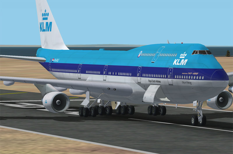 Fs2002 Klm Meljets B747-400 This Is A Textures Repaint For Meljets Wonderful 747-400 With