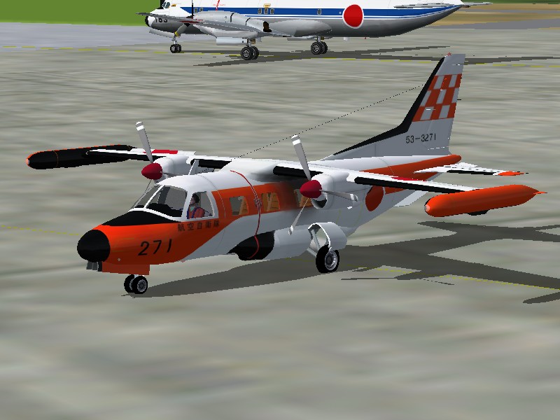 Fs2002 Mitsubishi Mu-2J Jasdf Original Model Was Designed By United Sim Designs
