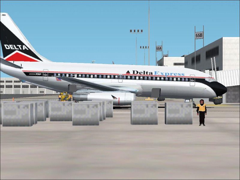 Fs2002 Boeing 737-200 Delta Express