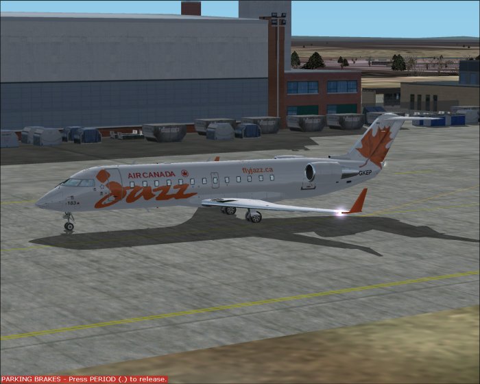 Pos Air Canada Jazz Crj-200-Er Orange Project Open Sky Bombardier Canadair Regional Jet / — 1